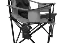 Load image into Gallery viewer, Heated Camping Chair - Outdoor Folding Lawn or Chair Gray