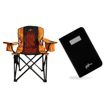 Load image into Gallery viewer, Heated Outdoor Folding Camping Chair &amp; Extra Portable Battery